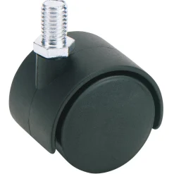 Twin Nylon Bolt Castor, 40mm Diameter, S.W.L. 25kg
