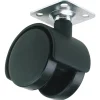 Twin Nylon Plate Castor, 40mm Diameter, S.W.L. 25kg