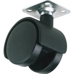 Twin Nylon Plate Castor, 40mm Diameter, S.W.L. 25kg