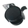 Twin Nylon Plate Castor with Brake, 40mm Diameter, S.W.L. 25kg