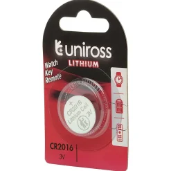 Uniross Lithium Coin Cell CR2016 Battery