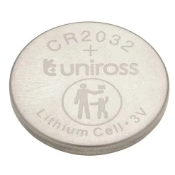 Uniross Lithium Coin Cell CR2032 Batteries (Pack of 5)