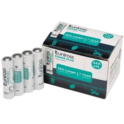 Uniross LR03 AAA Power Plus Alkaline Batteries (Pack of 24)