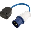 230V Adaptor Lead with 16A Plug to 13A Socket