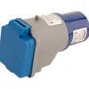230V Adaptor with 16A Plug to 13A Socket