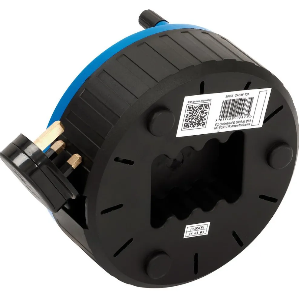 230V 13A 4 Socket Cassette Reel, 5m