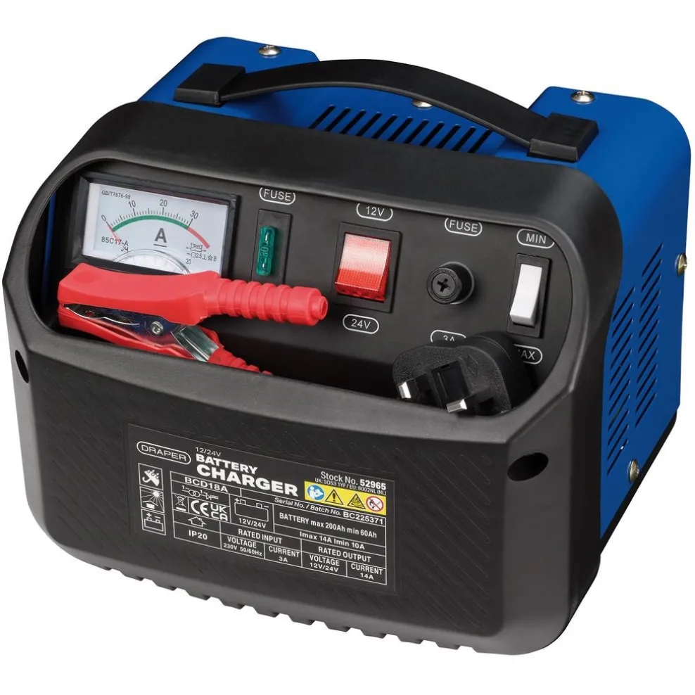 12/24V Battery Charger, 10 - 14A