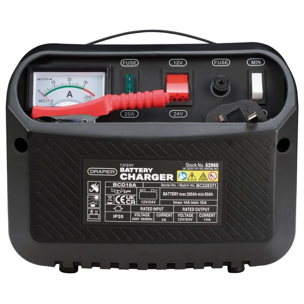 12/24V Battery Charger, 10 - 14A