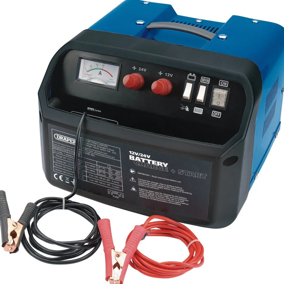 12/24V Battery Starter/Charger, 120A