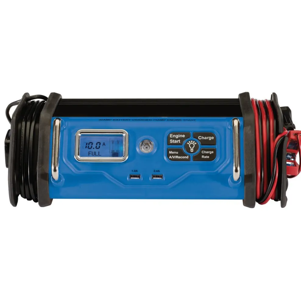 12V Battery Starter/Charger, 30A