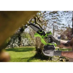 18V Brushless Mini Pruner Saw, 1 x 4.0Ah Battery, 1 x Charger