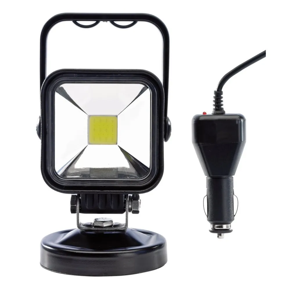 12V COB LED Magnetic Base Work Light, 10W, 600 Lumens