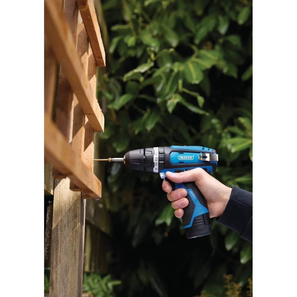 12V Combi Drill, 1 x 1.5Ah Battery, 1 x Fast Charger