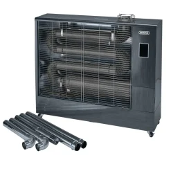 230V Far Infrared Diesel Heater with Flue Kit, 67,500 BTU/19.8kW