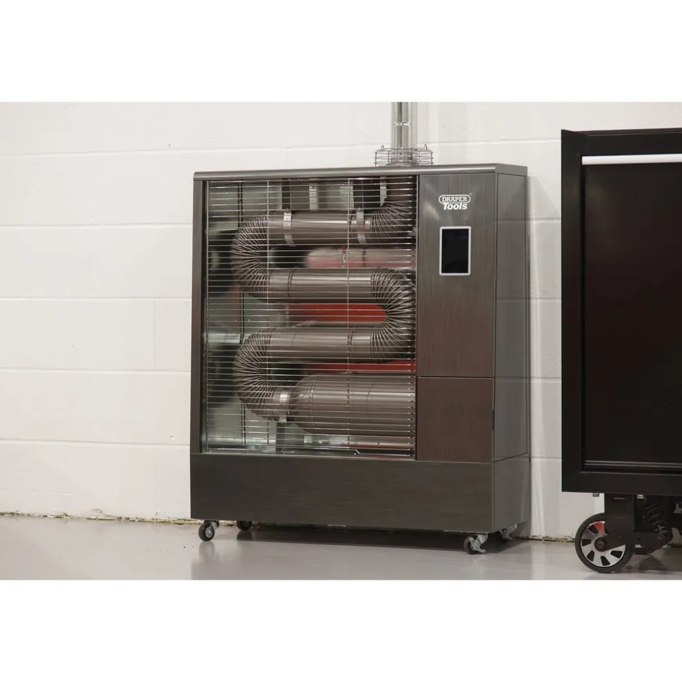 230V Far Infrared Diesel Heater with Flue Kit, 51,500 BTU/15.1kW