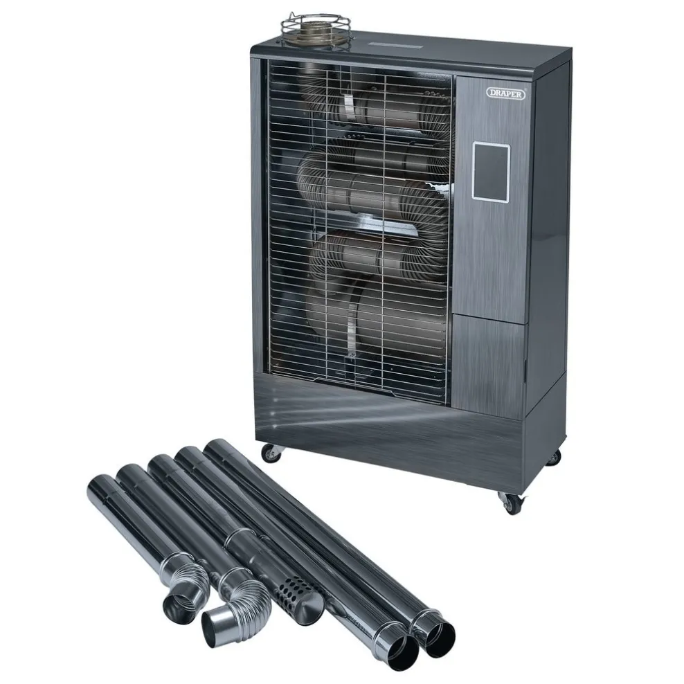 230V Far Infrared Diesel Heater with Flue Kit, 40,000 BTU/11.6kW
