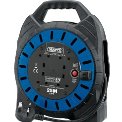 230V Four Socket Cable Reel, 25m