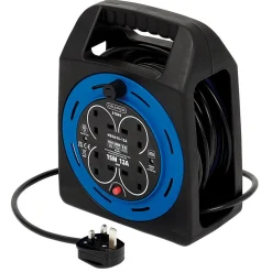 230V Four Socket Cable Reel, 15m