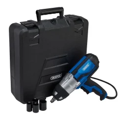 230V Impact Wrench Kit, 1/2" Sq.Dr., 480Nm, 4 x Impact Sockets