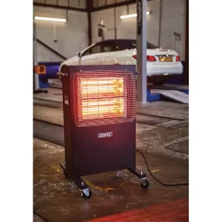 230V Infrared Cabinet Heater, 2.8kW, 9553 BTU