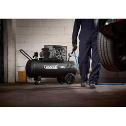 230V 150L Belt-Driven Air Compressor, 2.2kW/3hp