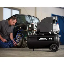 230V 24L Direct Drive Air Compressor, 1.5kW/2hp