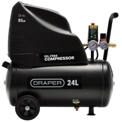 230V 24L Direct Drive Oil-Free Air Compressor, 1.1kW/1.5hp