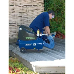 230V 24L Direct Drive Oil-Free Air Compressor, 1.1kW/1.5hp