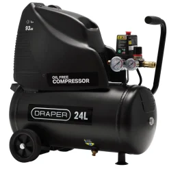 230V 24L Direct Drive Oil-Free Air Compressor, 1.1kW/1.5hp