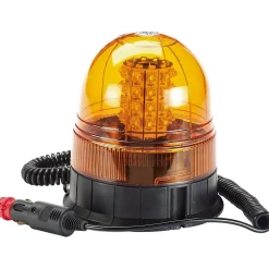 12/24V LED Magnetic Base Rotating Beacon, 400 Lumens
