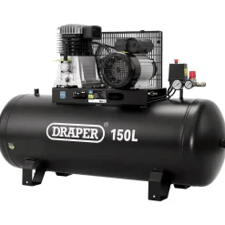 230V 150L Stationary Belt-Driven Air Compressor, 2.2kW/3HP