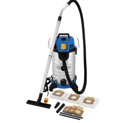 110V M-Class Dust Extractor, Wet and Dry Vacuum Cleaner with Power Take-Off, 35L, 1100W
