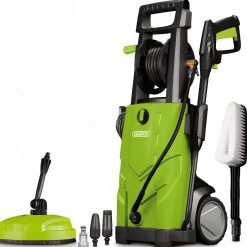 230V Pressure Washer, 2200W, 165Bar, Green