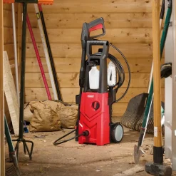 230V Pressure Washer, 1600W, 135Bar, Red