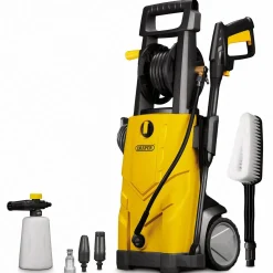 230V Pressure Washer, 2200W, 165Bar, Yellow