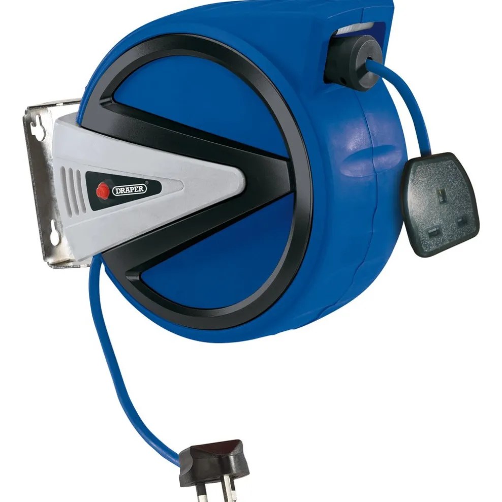 230V Retractable Electric Cable Reel, 20m