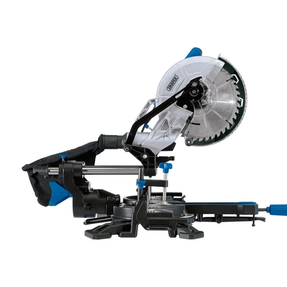 230V Sliding Compound Mitre Saw, 255mm, 1800W