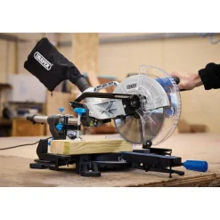 230V Sliding Compound Mitre Saw, 255mm, 1800W