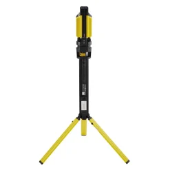230V SMD LED Rechargeable Tripod Site Light, 50W, 5000 Lumens, Charging Adaptor Supplied