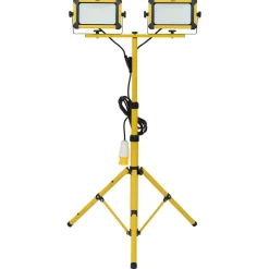 110V SMD LED Tripod Site Light, 2 x 50W, 12000 Lumens