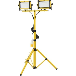 110V SMD LED Tripod Site Light, 2 x 50W, 12000 Lumens