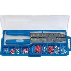 5 Way Crimping Tool & Terminal Kit, 240mm