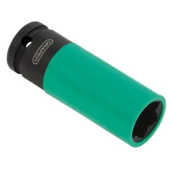 Wheel Nut Socket, 1/2" Sq. Dr., 21mm