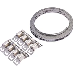 Wide Hose Clamp Set, 8mm