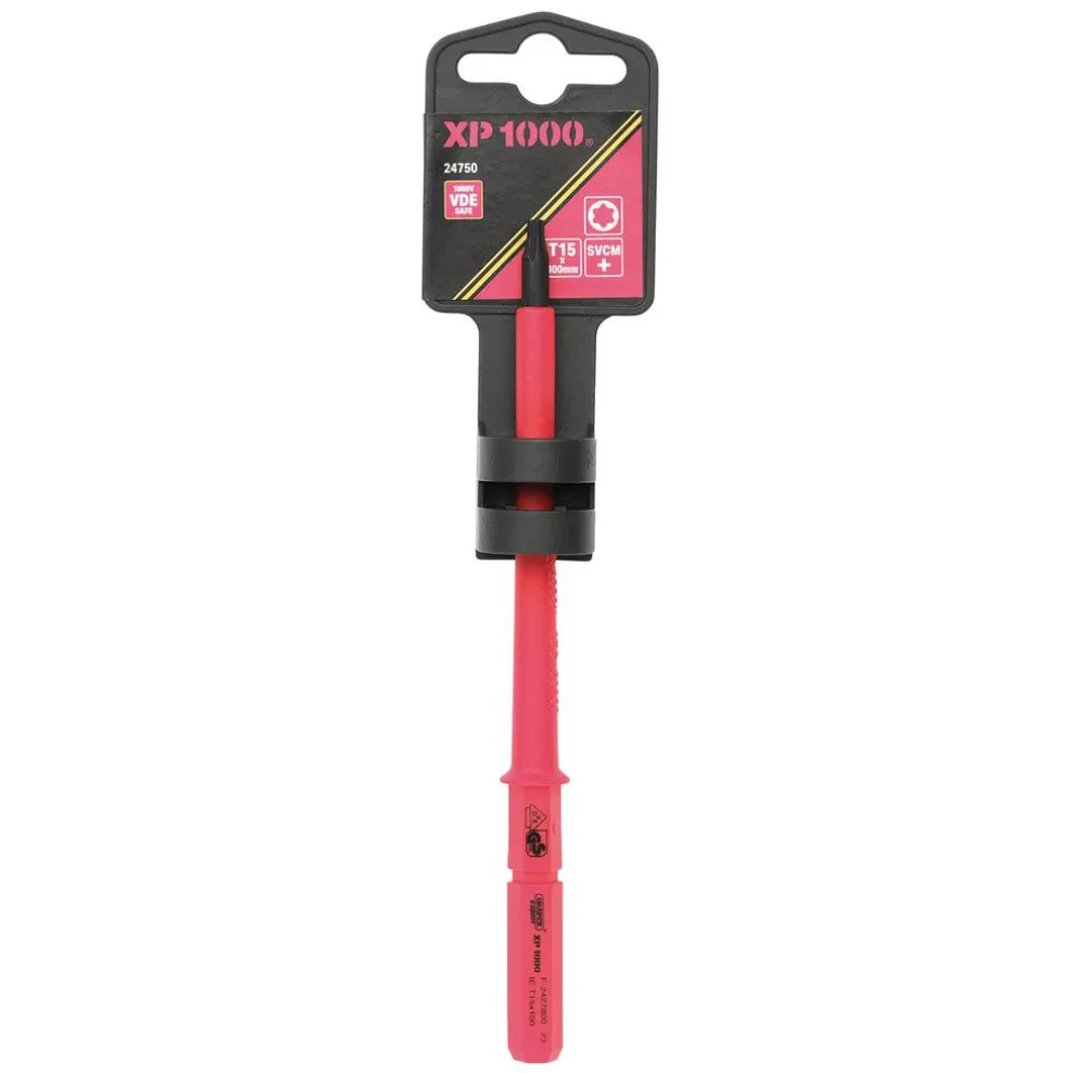 XP1000® VDE Draper TX-STAR® Interchangeable Screwdriver Blade, T15 x 100mm