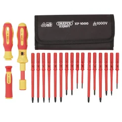 XP1000® VDE Interchangeable Torque Screwdriver Set (19 Piece)