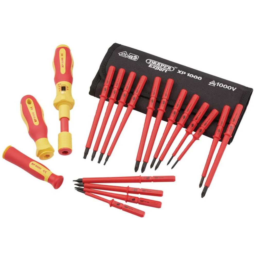XP1000® VDE Interchangeable Torque Screwdriver Set (19 Piece)