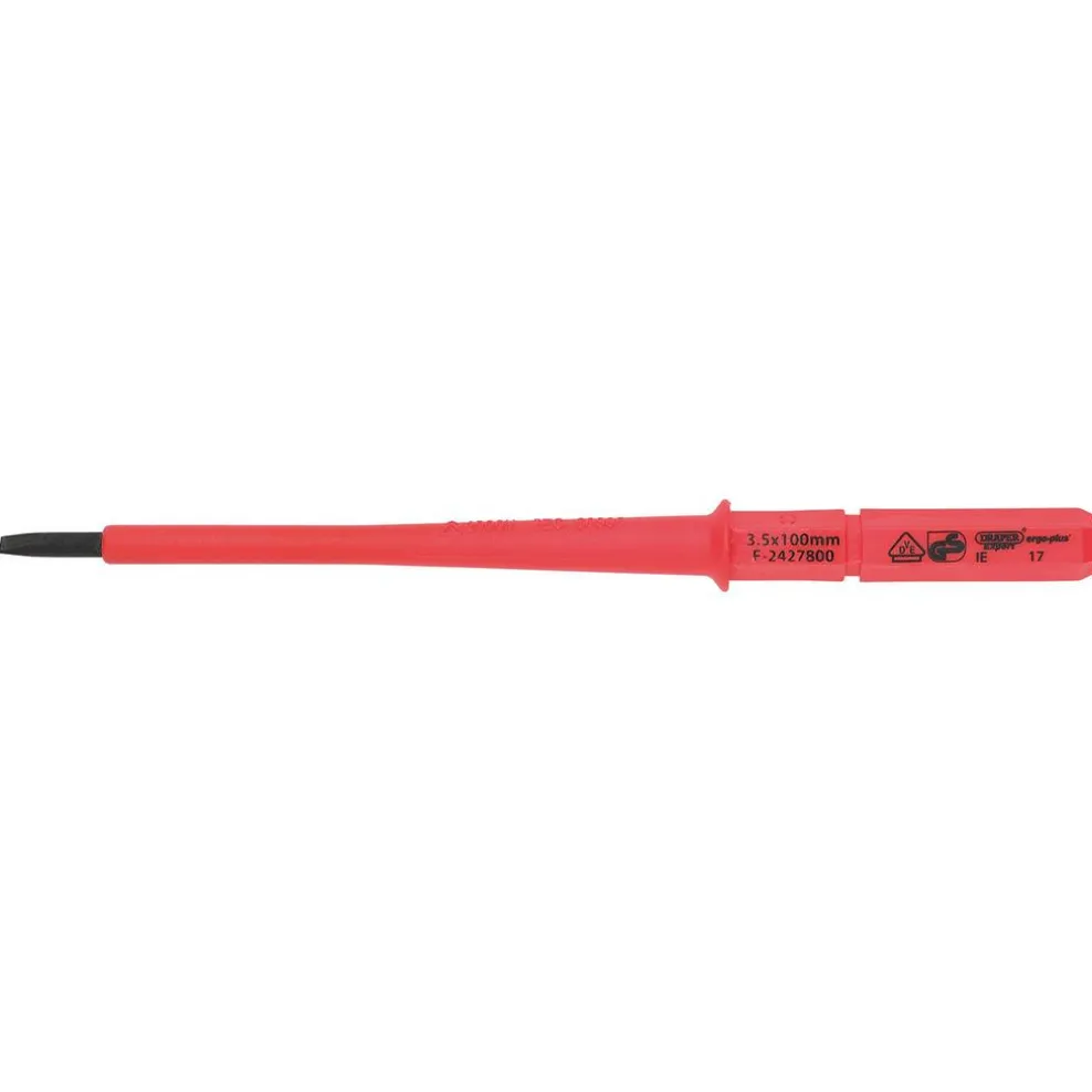 XP1000® VDE Plain Slot Interchangeable Screwdriver Blade, 3.5 x 100mm