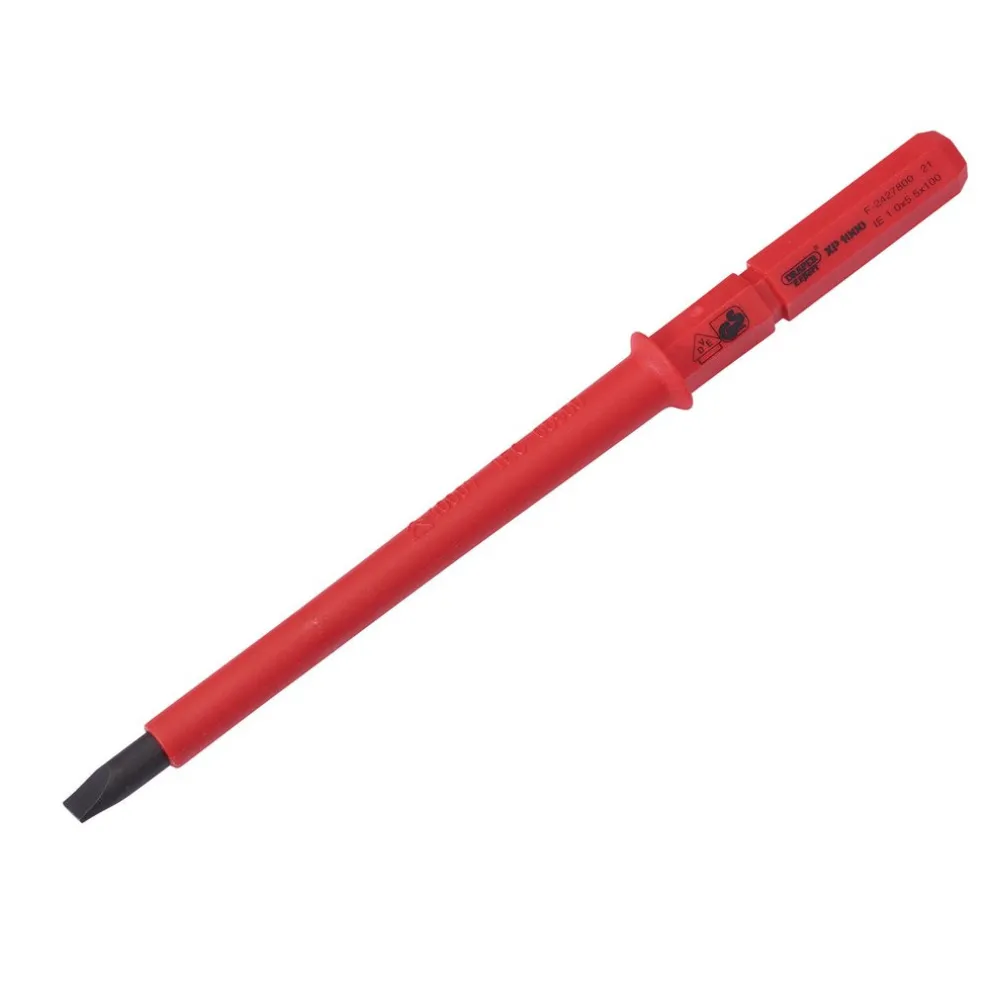 XP1000® VDE Plain Slot Interchangeable Screwdriver Blade, 5.5 x 100mm