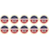 Yellow PVC Electrical Insulation Tape, 19mm x 20m (Pack of 10)